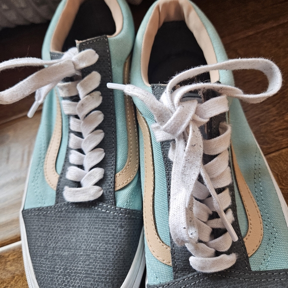 Vans Mint and Charcoal Sneakers - Picture 11 of 12